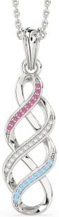Platinum Infinity Necklace