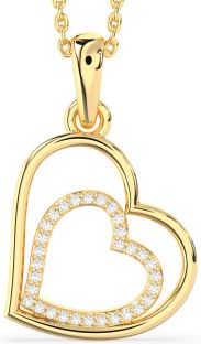 Diamond Gold Heart Necklace