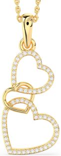 Diamond Gold Heart Necklace