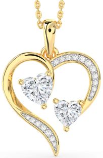 Diamond Gold Heart Necklace