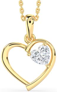 Diamond Gold Heart Necklace