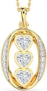 Diamond Gold Heart Necklace