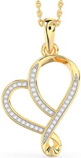 Diamond Gold Heart Necklace