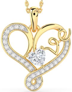 Diamond Gold Heart Necklace