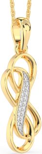 Diamond Gold Infinity Necklace