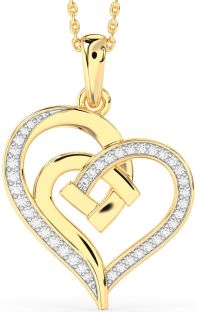 Diamond Gold Heart Necklace