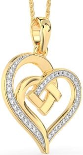 Diamond Gold Heart Necklace