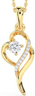 Diamond Gold Heart Necklace