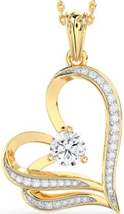 Diamond Gold Heart Necklace