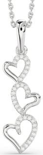 Diamond White Gold Heart Necklace
