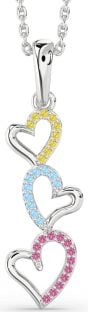 Platinum Heart Necklace