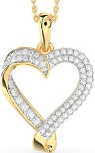 Diamond Gold Heart Necklace