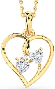 Diamond Gold Heart Necklace