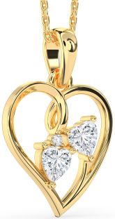 Diamond Gold Heart Necklace
