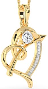 Diamond Gold Heart Necklace