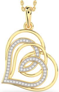 Diamond Gold Heart Necklace