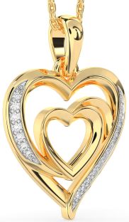 Diamond Gold Heart Necklace