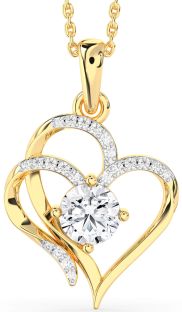 Diamond Gold Heart Necklace