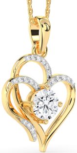 Diamond Gold Heart Necklace