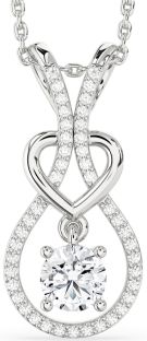 Diamond White Gold Heart Necklace