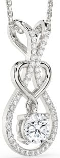 Diamond White Gold Heart Necklace