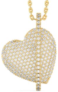 Diamond Gold Heart Necklace
