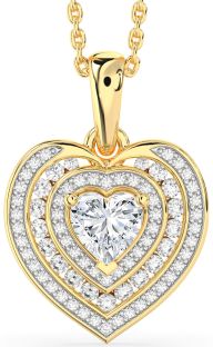 Diamond Gold Heart Necklace