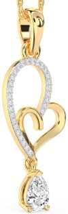 Diamond Gold Heart Necklace