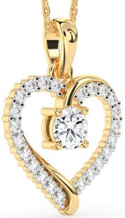 Diamond Gold Heart Necklace