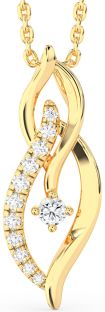 Diamond Gold Infinity Necklace