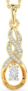 Diamond Gold Infinity Necklace