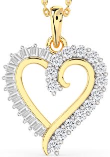 Diamond Gold Heart Necklace