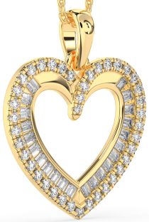 Diamond Gold Heart Necklace