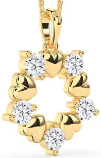 Diamond Gold Heart Necklace