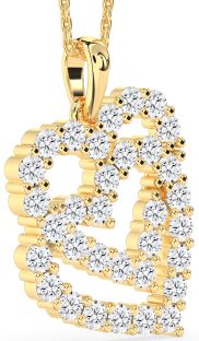 Diamond Gold Heart Necklace