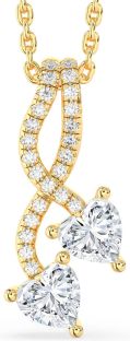 Diamond Gold Heart Necklace