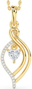 Diamond Gold Heart Necklace