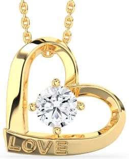 Diamond Gold Heart Necklace