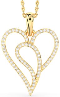 Diamond Gold Heart Necklace