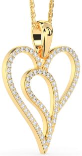 Diamond Gold Heart Necklace
