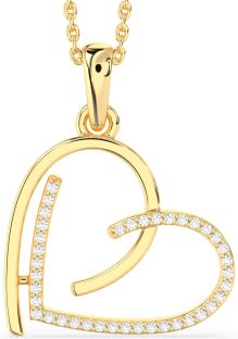 Diamond Gold Heart Necklace