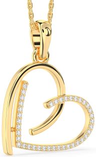 Diamond Gold Heart Necklace