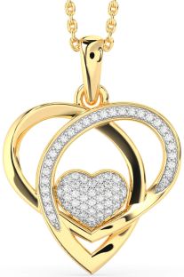 Diamond Gold Heart Necklace