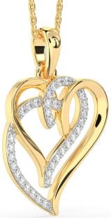 Diamond Gold Heart Necklace