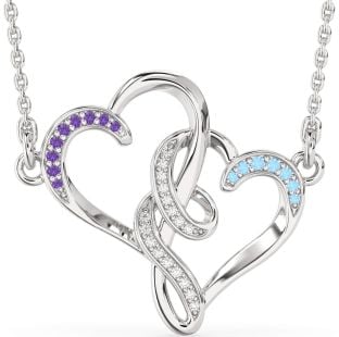 Platinum Heart Necklace