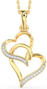 Diamond Gold Heart Necklace