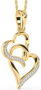 Diamond Gold Heart Necklace
