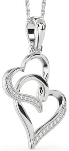 Diamond White Gold Heart Necklace