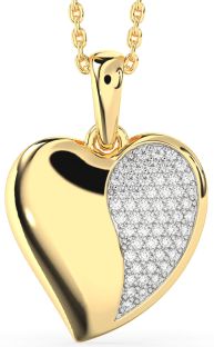 Diamond Gold Heart Necklace