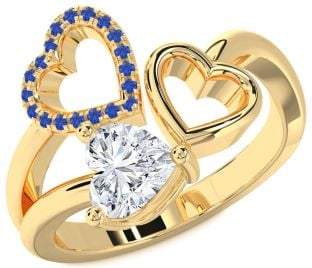Gold Heart Promise Ring